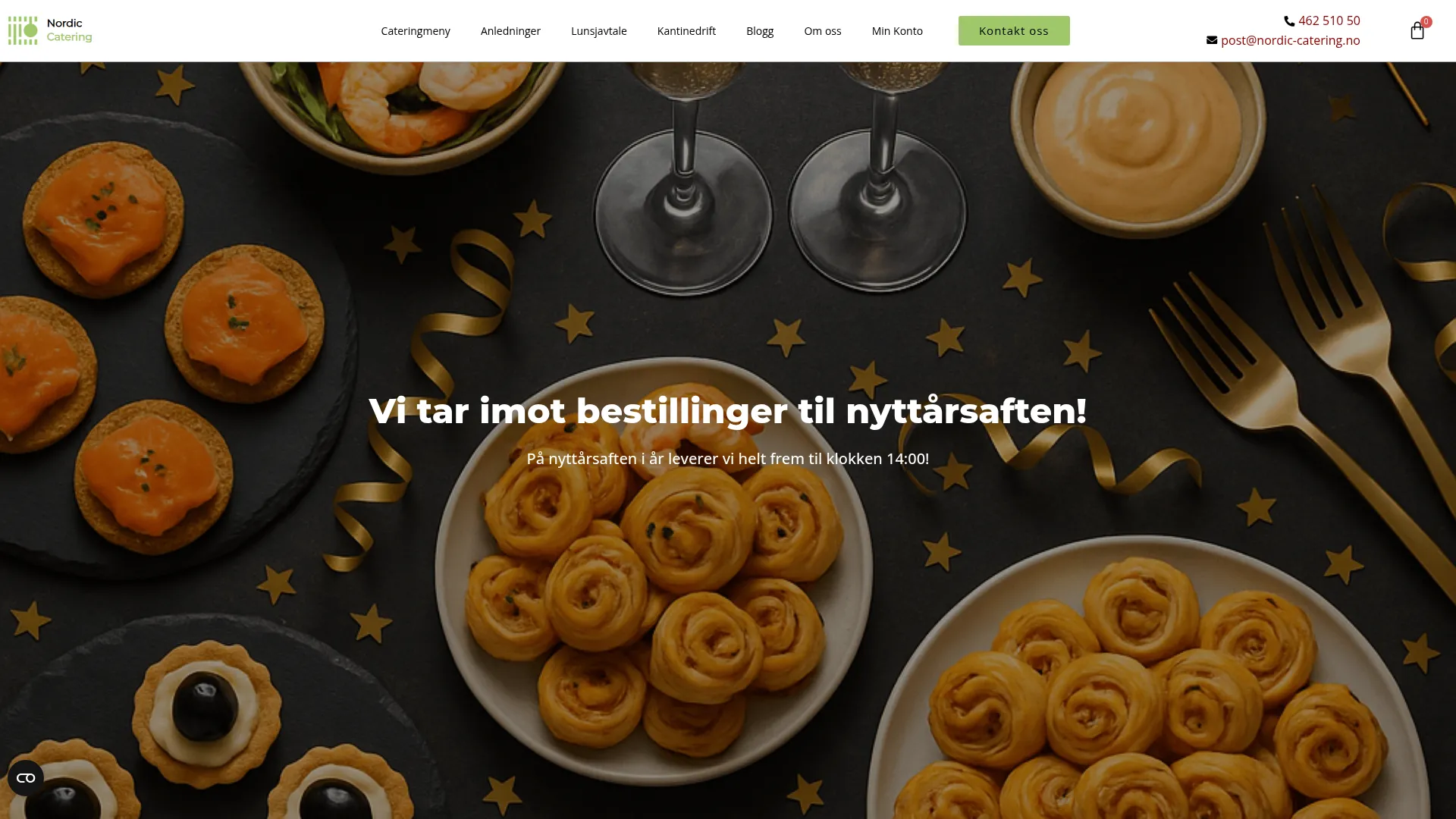 Strona www.nordic-catering.no